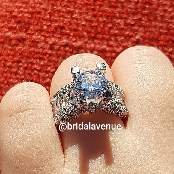 Silver Cubic Zirconia Pure Beauty Ring - Picture 4 of 5